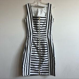 Body con Striped Modern Style Dress